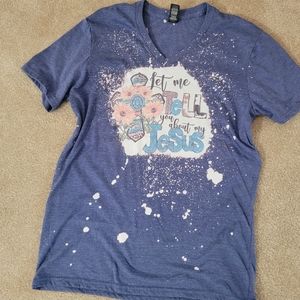 Let Me Tell You About My Jesus - Leopard Turquoise